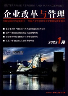 企業改革與管理期刊